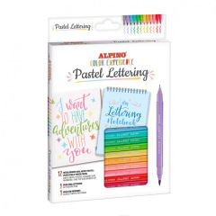 Set Pastel Lettering Colorexperience