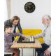 Horloge contrastée