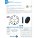 Horloge CO2 35 cm Orium