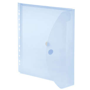 Pochette-enveloppe velcro A4 avec perforation