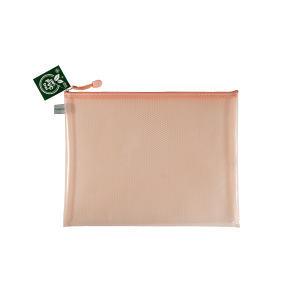 Pochette ZIP sans PVC A4 pastel