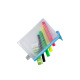 Pochette ZIP sans PVC A6 pastel