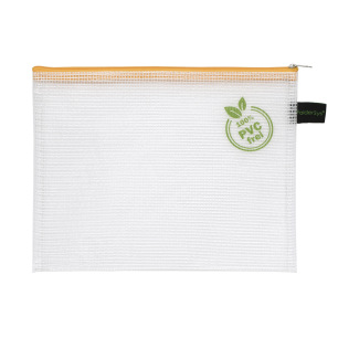 Pochette à tirette en plastique renforcé - sans PVC