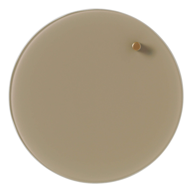 Tableau magnétique en verre rond