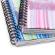 Pukka Pad ProjectBook STRIPES A5 assorti 2 couleurs quadrillé