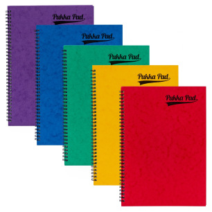 Cahier à spirale et couverture cartonnée
