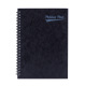 Cahier à spirale et couverture cartonnée A5 Black