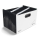 Dossier extensible SupaFile 26 Poch. A4 Blanc, noir