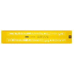 Trace-lettres jaune