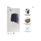 Vestiaire ART blanc + tablette