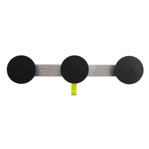 3 Pateres murales PMS Acier/ABS