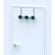 Patère pour porte accroches rondes
