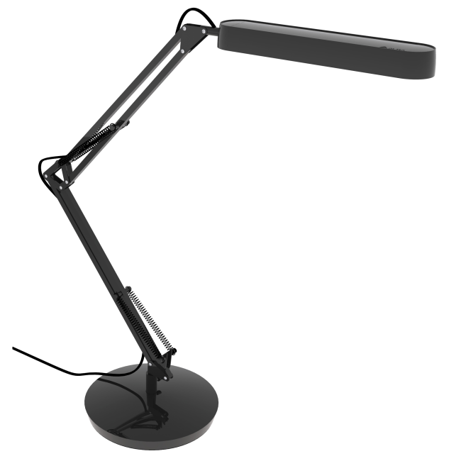 Lampe de bureau téléscopique LEDSCOPE noire