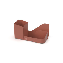 Organisateur de bureau en métal ODTRI terracotta