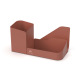 Organisateur de bureau en métal ODTRI terracotta