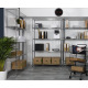 Etagère multifonctions 4 niveaux 120cm