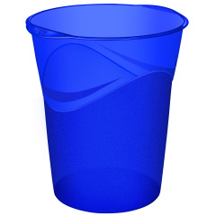 Corbeille Happy Bleu 14L