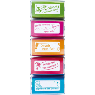 Set cachet scolaire "NIO" FR