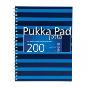 Pukka Pad Jotta Notepad NAVY Bleu A4 Ligné