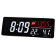 Horloge LED avec contrôle CO2, humidité et température