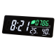 Horloge LED avec contrôle CO2, humidité et température