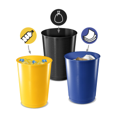 Kit de tri sélectif 40L