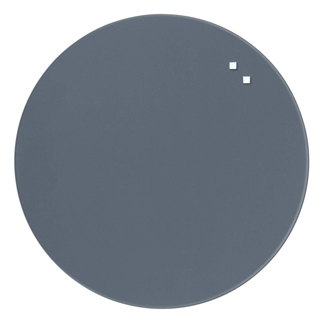 Tableau magnétique rond en verre