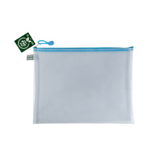 Pochette ZIP sans PVC A4 pastel