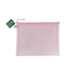 Pochette ZIP sans PVC A4 pastel
