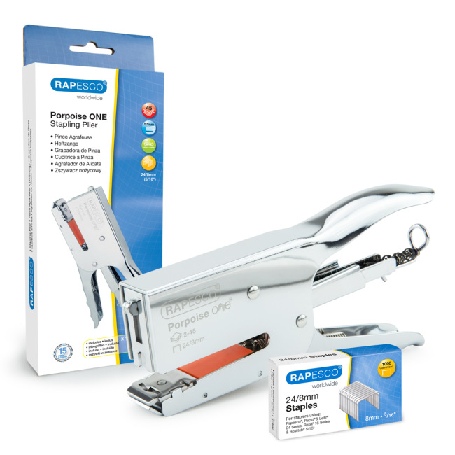 Agrafeuse pince porpoise one 2-45 fls + 1000 agrafes