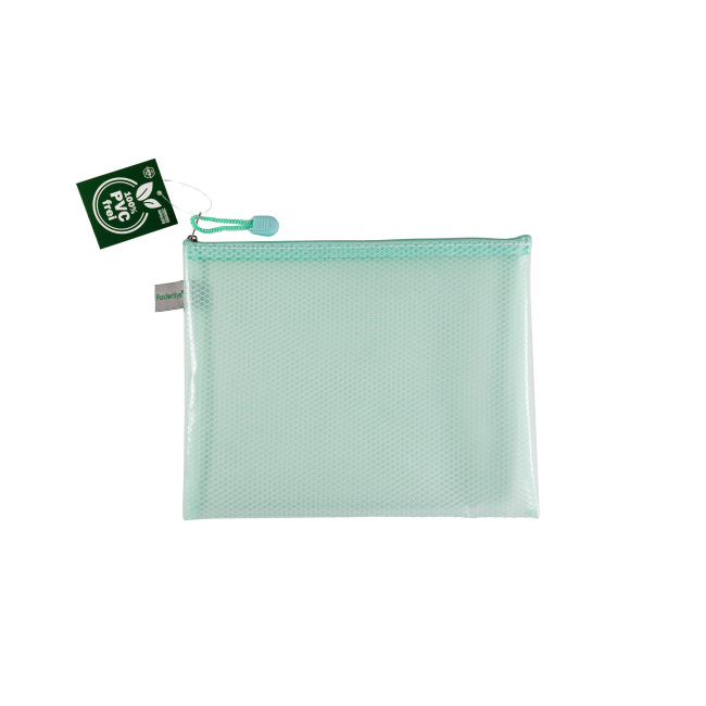 Pochette ZIP sans PVC A5 pastel