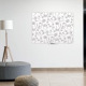 Tableau magnétique blanc sans cadre